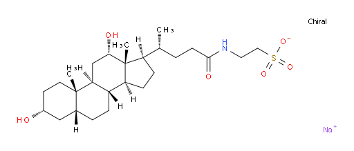 sodium 2-((R)-4-((3R,5R,8R,9S,10S,12S,13R,14S,17R)-3,12-dihydroxy-10,13-dimethylhexadecahydro-1H-cyclopenta[a]phenanthren-17-yl)pentanamido)ethanesulfonate