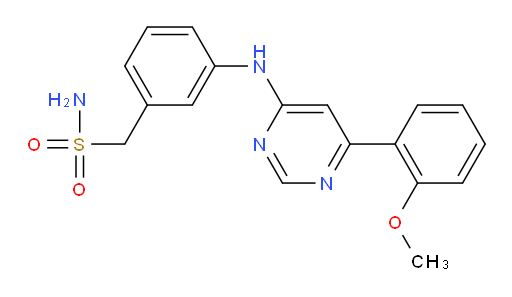 (3-{[6-(2-methoxyphenyl)pyrimidin-4-yl]amino}phenyl)methanesulfonamide