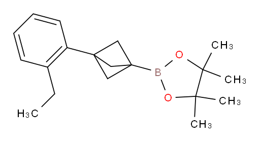 2-[3-(2-ethylphenyl)bicyclo[1.1.1]pentan-1-yl]-4,4,5,5-tetramethyl-1,3,2-dioxaborolane