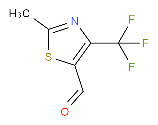 2-methyl-4-(trifluoromethyl)-1,3-thiazole-5-carbaldehyde