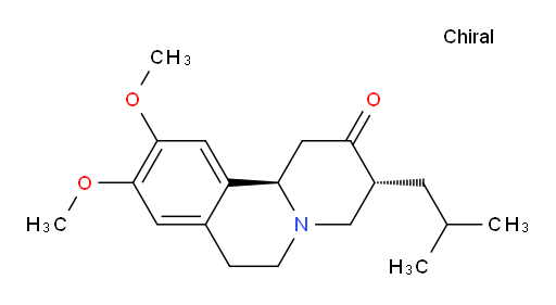 (3R,11bR)-9,10-dimethoxy-3-(2-methylpropyl)-1H,2H,3H,4H,6H,7H,11bH-pyrido[2,1-a]isoquinolin-2-one