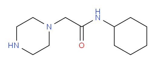 N-cyclohexyl-2-(piperazin-1-yl)acetamide