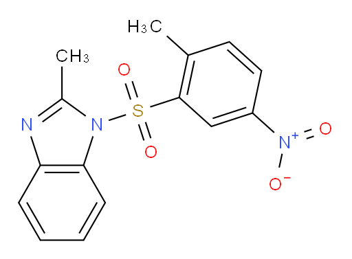2-methyl-1-(2-methyl-5-nitrobenzenesulfonyl)-1H-1,3-benzodiazole