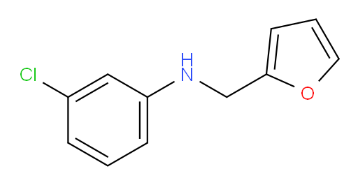 3-chloro-N-[(furan-2-yl)methyl]aniline