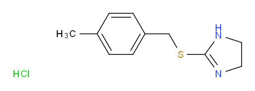 2-{[(4-methylphenyl)methyl]sulfanyl}-4,5-dihydro-1H-imidazole hydrochloride