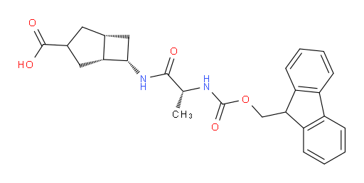 (1RS,5RS,6SR)-6-[(2R)-2-({[(9H-fluoren-9-yl)methoxy]carbonyl}amino)propanamido]bicyclo[3.2.0]heptane-3-carboxylic acid