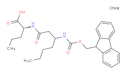 (2R)-2-[3-({[(9H-fluoren-9-yl)methoxy]carbonyl}amino)heptanamido]pentanoic acid