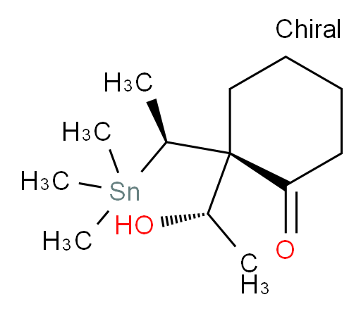 (R)-2-((S)-1-hydroxyethyl)-2-((S)-1-(trimethylstannyl)ethyl)cyclohexanone