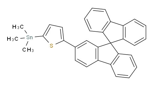 (5-(9,9'-spirobi[fluoren]-7-yl)thiophen-2-yl)trimethylstannane