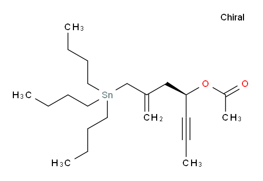 (R)-2-((tributylstannyl)methyl)hept-1-en-5-yn-4-yl acetate