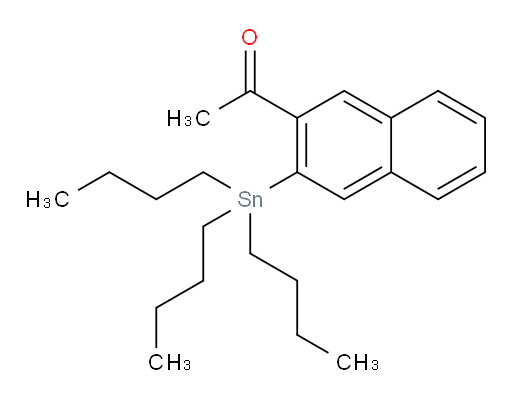 1-(3-(tributylstannyl)naphthalen-2-yl)ethanone