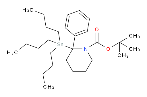tert-butyl 2-phenyl-2-(tributylstannyl)piperidine-1-carboxylate