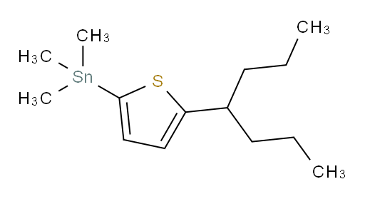 (5-(heptan-4-yl)thiophen-2-yl)trimethylstannane