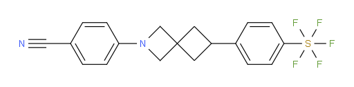 [4-[2-(4-Cyanophenyl)-2-azaspiro[3.3]hept-6-yl]phenyl]sulfur pentafluoride