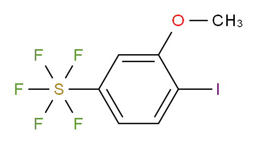 (4-iodo-3-methoxyphenyl)-sulfur pentafluoride
