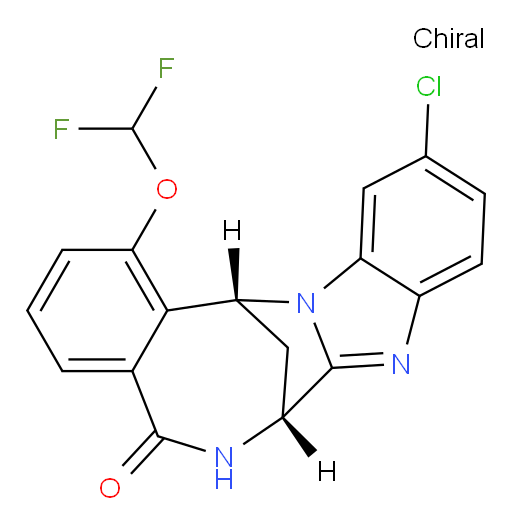 (7R,14R)-11-Chloro-1-(difluoromethoxy)-6,7-dihydro-7,14-methanobenzimidazo[1,2-b][2,5]benzodiazocin-5(14H)--one