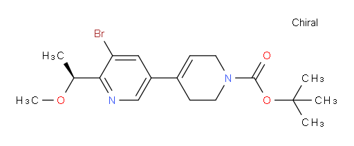 (S)-tert-butyl 5-bromo-6-(1-methoxyethyl)-5',6'-dihydro-[3,4'-bipyridine]-1'(2'H)-carboxylate