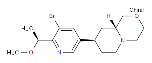 (8R,9aR)-8-(5-bromo-6-((S)-1-methoxyethyl)pyridin-3-yl)octahydropyrido[2,1-c][1,4]oxazine