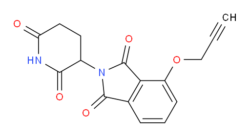 2-(2,6-dioxopiperidin-3-yl)-4-(prop-2-yn-1-yloxy)isoindoline-1,3-dione