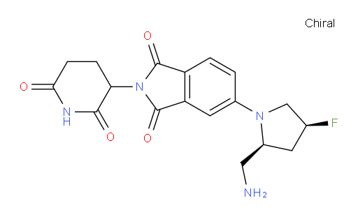 5-((2S,4S)-2-(aminomethyl)-4-fluoropyrrolidin-1-yl)-2-(2,6-dioxopiperidin-3-yl)isoindoline-1,3-dione