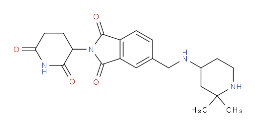 5-(((2,2-dimethylpiperidin-4-yl)amino)methyl)-2-(2,6-dioxopiperidin-3-yl)isoindoline-1,3-dione