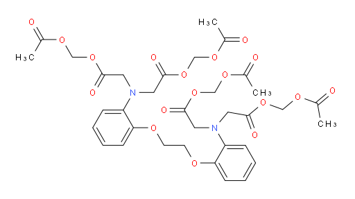 tetrakis(acetoxymethyl) 2,2',2'',2'''-(((ethane-1,2-diylbis(oxy))bis(2,1-phenylene))bis(azanetriyl))tetraacetate