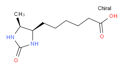 6-((4R,5S)-5-methyl-2-oxoimidazolidin-4-yl)hexanoic acid