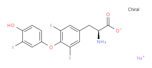 sodium (S)-2-amino-3-(4-(4-hydroxy-3-iodophenoxy)-3,5-diiodophenyl)propanoate