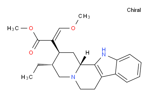 (E)-methyl 2-((2S,3R,12bR)-3-ethyl-1,2,3,4,6,7,12,12b-octahydroindolo[2,3-a]quinolizin-2-yl)-3-methoxyacrylate