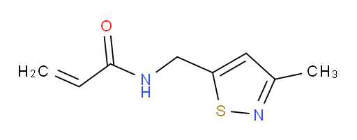 N-[(3-methyl-1,2-thiazol-5-yl)methyl]prop-2-enamide