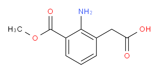 2-(2-amino-3-(methoxycarbonyl)phenyl)acetic acid