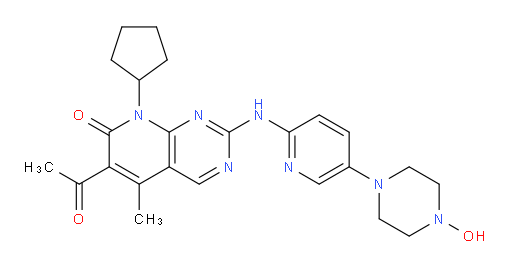 6-Acetyl-8-cyclopentyl-2-[[5-(4-hydroxy-1-piperazinyl)-2-pyridinyl]amino]-5-methylpyrido[2,3-d]pyrimidin-7(8H)-one