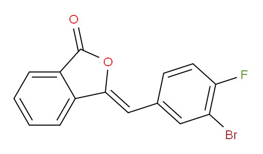 (Z)-3-(3-bromo-4-fluorobenzylidene)isobenzofuran-1(3H)-one