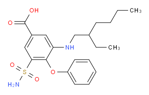 3-((2-ethylhexyl)amino)-4-phenoxy-5-sulfamoylbenzoic acid