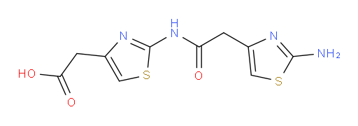 2-(2-(2-(2-aminothiazol-4-yl)acetamido)thiazol-4-yl)acetic acid