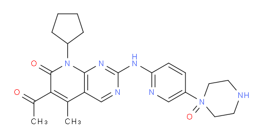 1-(6-((6-acetyl-8-cyclopentyl-5-methyl-7-oxo-7,8-dihydropyrido[2,3-d]pyrimidin-2-yl)amino)pyridin-3-yl)piperazine 1-oxide