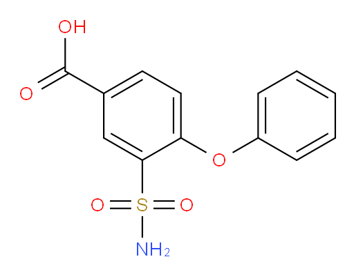 4-phenoxy-3-sulfamoylbenzoic acid