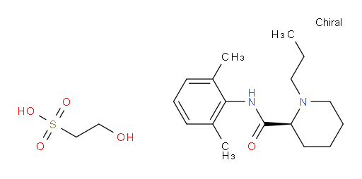 (S)-N-(2,6-dimethylphenyl)-1-propylpiperidine-2-carboxamide 2-hydroxyethanesulfonate