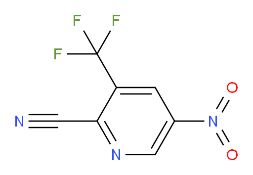 5-nitro-3-(trifluoromethyl)picolinonitrile
