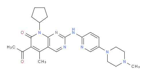6-Acetyl-8-cyclopentyl-5-methyl-2-[[5-(4-methylpiperazin-1-yl)pyridin-2-yl]amino]-8H-pyrido[2,3-d]pyrimidin-7-one