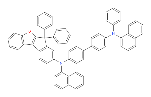 N4-(6,6-diphenyl-6H-indeno[2,1-b]benzofuran-8-yl)-N4,N4'-di(naphthalen-1-yl)-N4'-phenyl-[1,1'-biphenyl]-4,4'-diamine