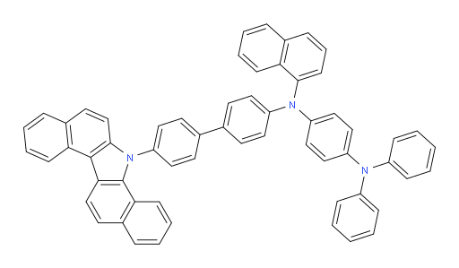N1-(4'-(7H-dibenzo[a,g]carbazol-7-yl)-[1,1'-biphenyl]-4-yl)-N1-(naphthalen-1-yl)-N4,N4-diphenylbenzene-1,4-diamine