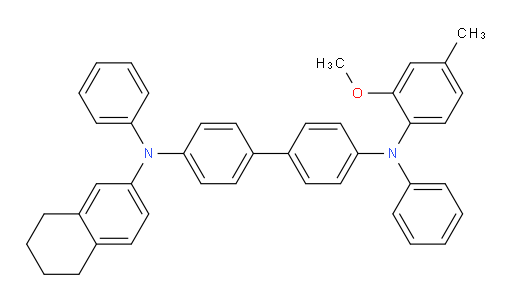 N4-(2-methoxy-4-methylphenyl)-N4,N4'-diphenyl-N4'-(5,6,7,8-tetrahydronaphthalen-2-yl)-[1,1'-biphenyl]-4,4'-diamine