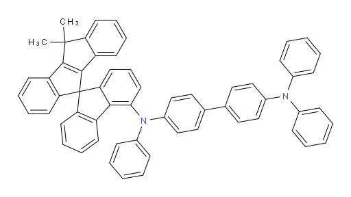 N4-(10',10'-dimethyl-10'H-spiro[fluorene-9,5'-indeno[2,1-a]inden]-4-yl)-N4,N4',N4'-triphenyl-[1,1'-biphenyl]-4,4'-diamine