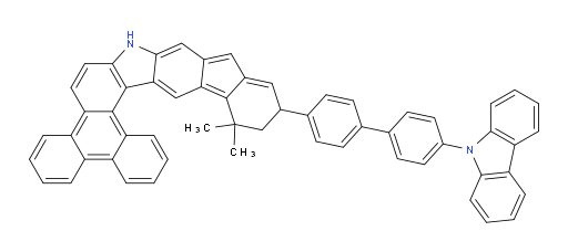 11-(4'-(9H-carbazol-9-yl)-[1,1'-biphenyl]-4-yl)-13,13-dimethyl-7,11,12,13-tetrahydroindeno[2,1-b]phenanthro[9,10-g]carbazole