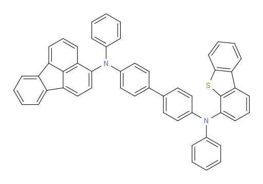 N4-(dibenzo[b,d]thiophen-4-yl)-N4'-(fluoranthen-3-yl)-N4,N4'-diphenyl-[1,1'-biphenyl]-4,4'-diamine