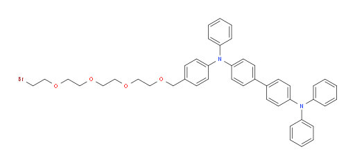N4-(4-(13-bromo-2,5,8,11-tetraoxatridecyl)phenyl)-N4,N4',N4'-triphenyl-[1,1'-biphenyl]-4,4'-diamine