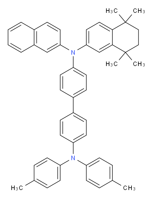N4-(naphthalen-2-yl)-N4-(5,5,8,8-tetramethyl-5,6,7,8-tetrahydronaphthalen-2-yl)-N4',N4'-di-p-tolyl-[1,1'-biphenyl]-4,4'-diamine
