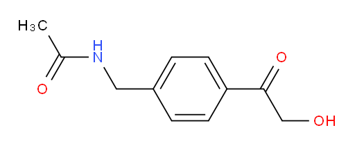 N-(4-(2-hydroxyacetyl)benzyl)acetamide
