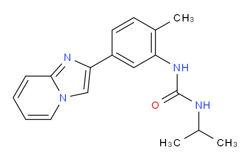 1-(5-(imidazo[1,2-a]pyridin-2-yl)-2-methylphenyl)-3-isopropylurea